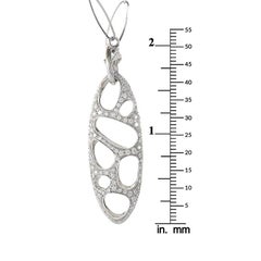 Lani Fratelli Women's 18 Karat Gold Openwork Diamond Pendant Necklace 21372990