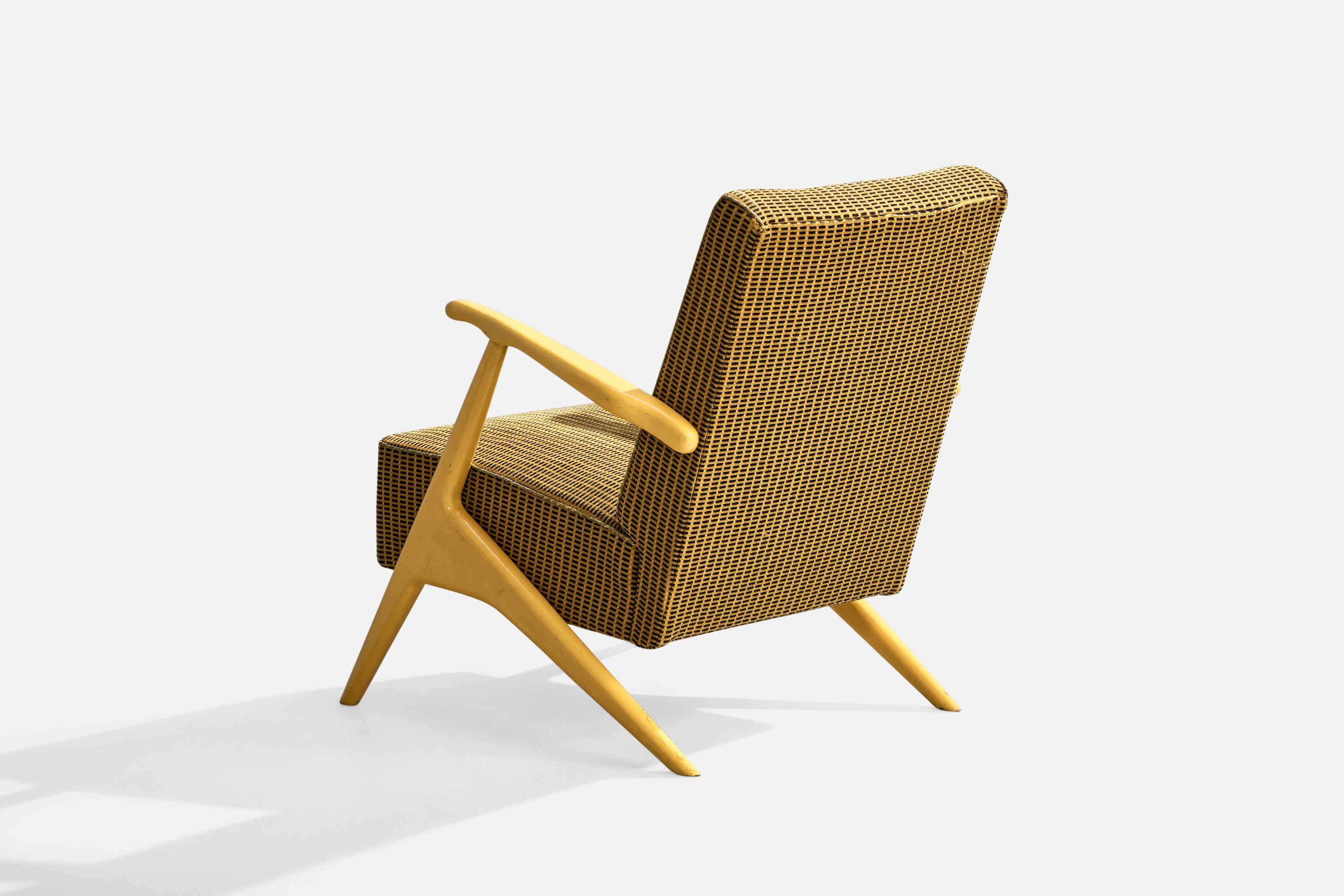Lani, chaise longue, Wood, tissu, Suède, années 1960 Bon état - En vente à High Point, NC