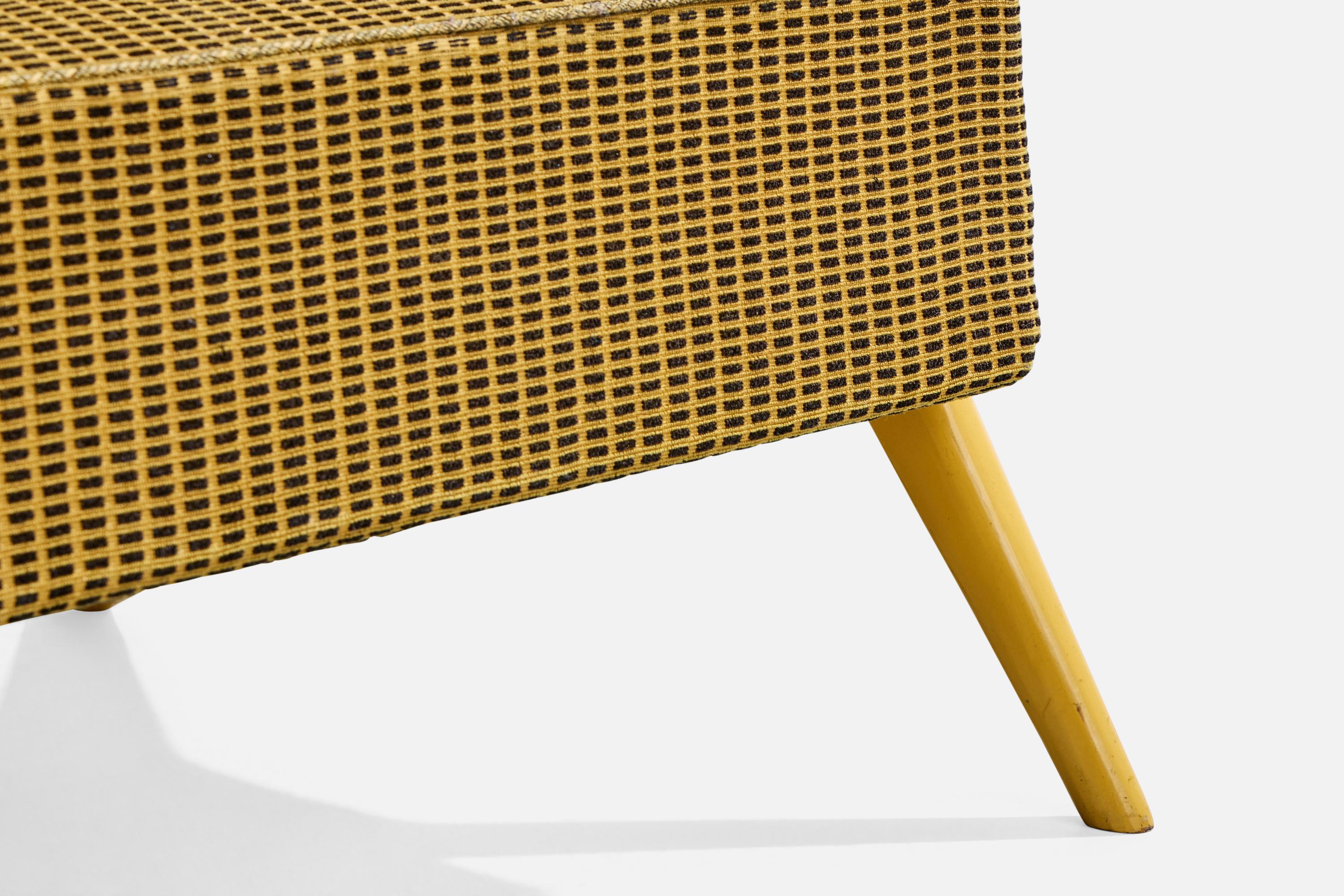 Lani, Canapé, Wood, Tissu, Suède, années 1960 en vente 5