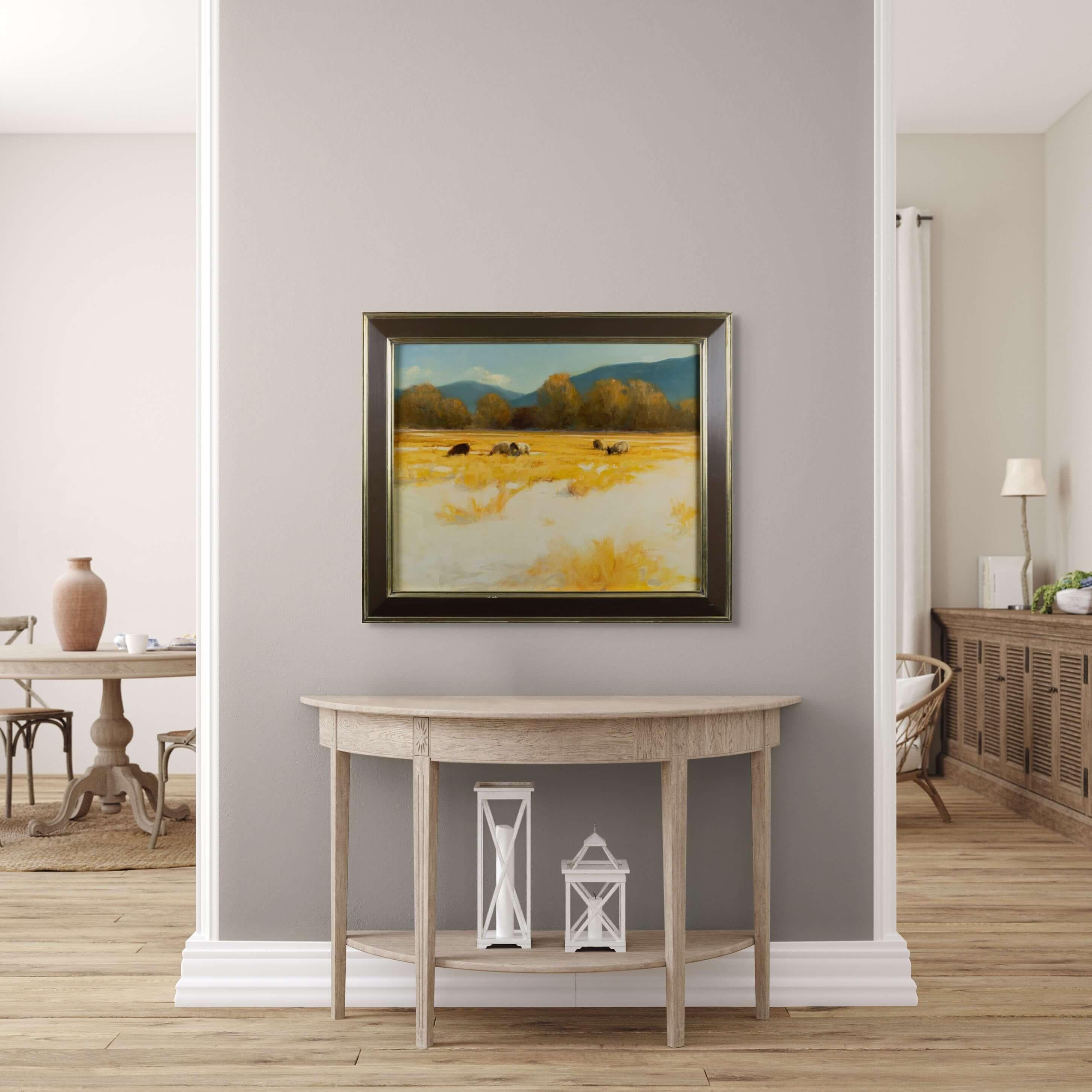 „Winter Light“ (2014) von Lani Vlaanderen, Original-Ölgemälde im Angebot 2