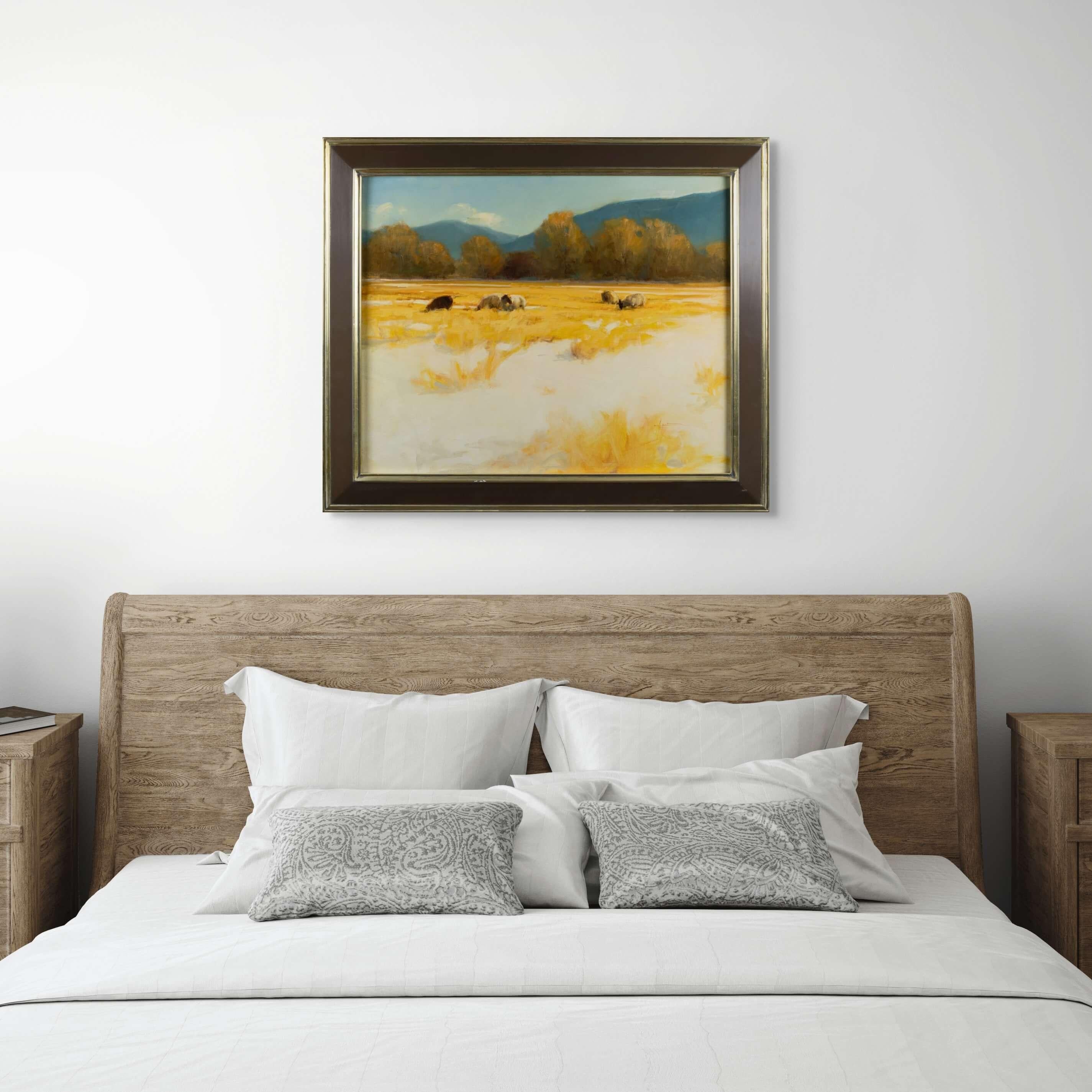 „Winter Light“ (2014) von Lani Vlaanderen, Original-Ölgemälde im Angebot 3