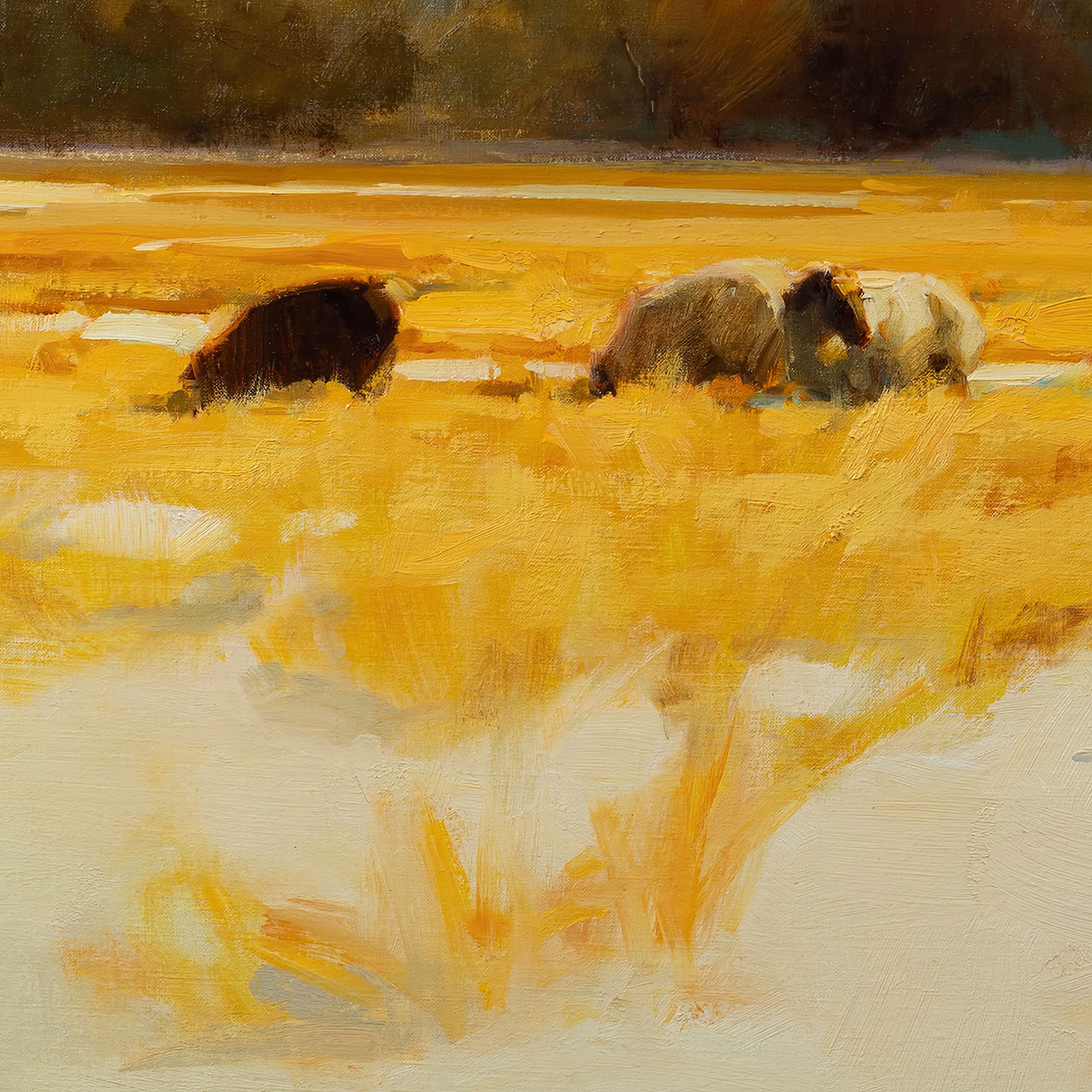 „Winter Light“ (2014) von Lani Vlaanderen, Original-Ölgemälde im Angebot 5