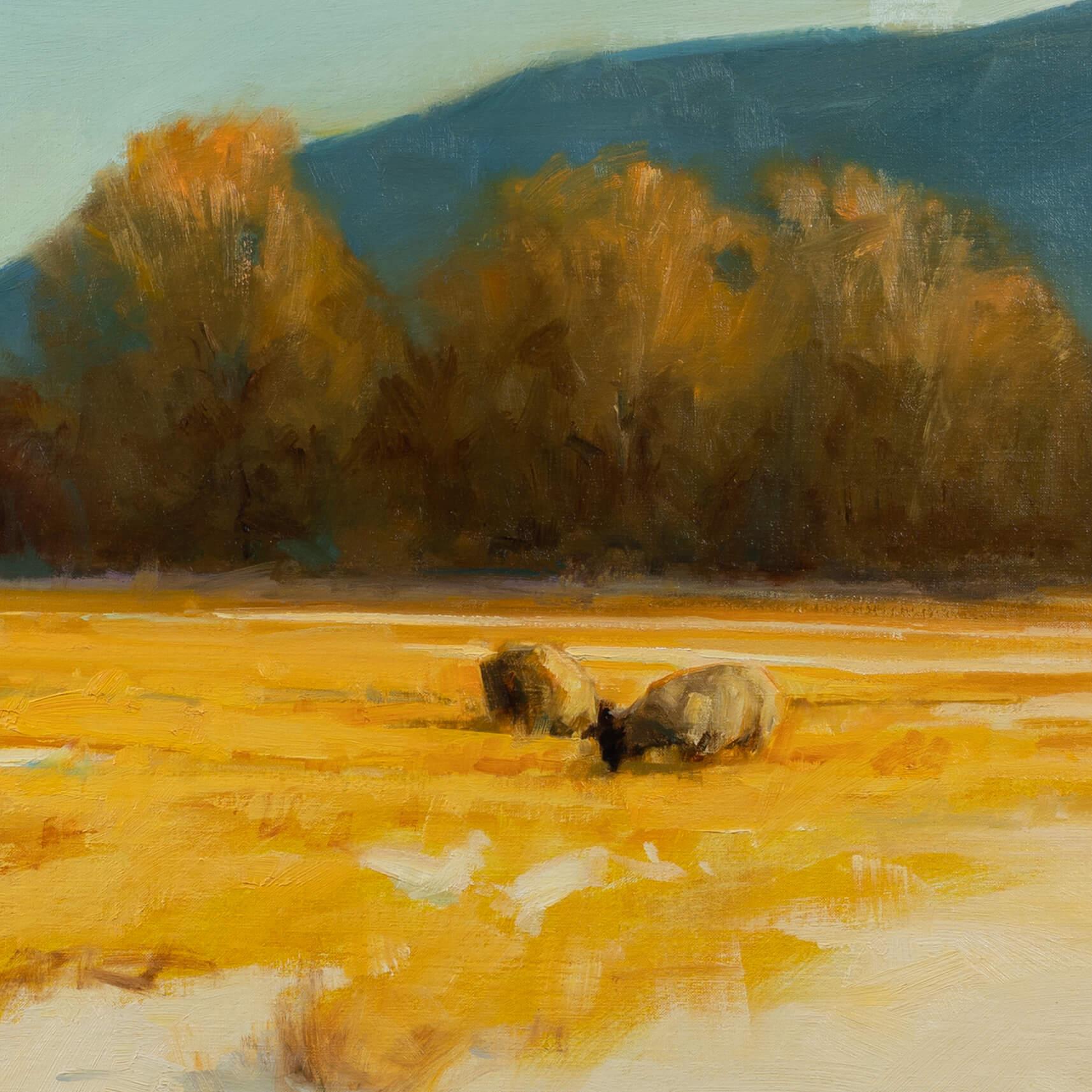 „Winter Light“ (2014) von Lani Vlaanderen, Original-Ölgemälde im Angebot 6