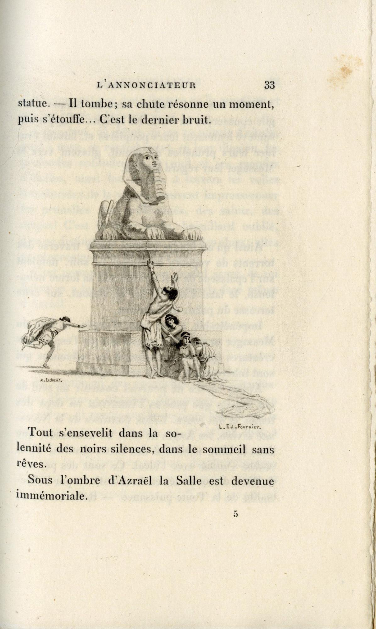 L'Annonciateur by Auguste Villiers de L'Isle-Adam – in special Art-Deco binding For Sale 4