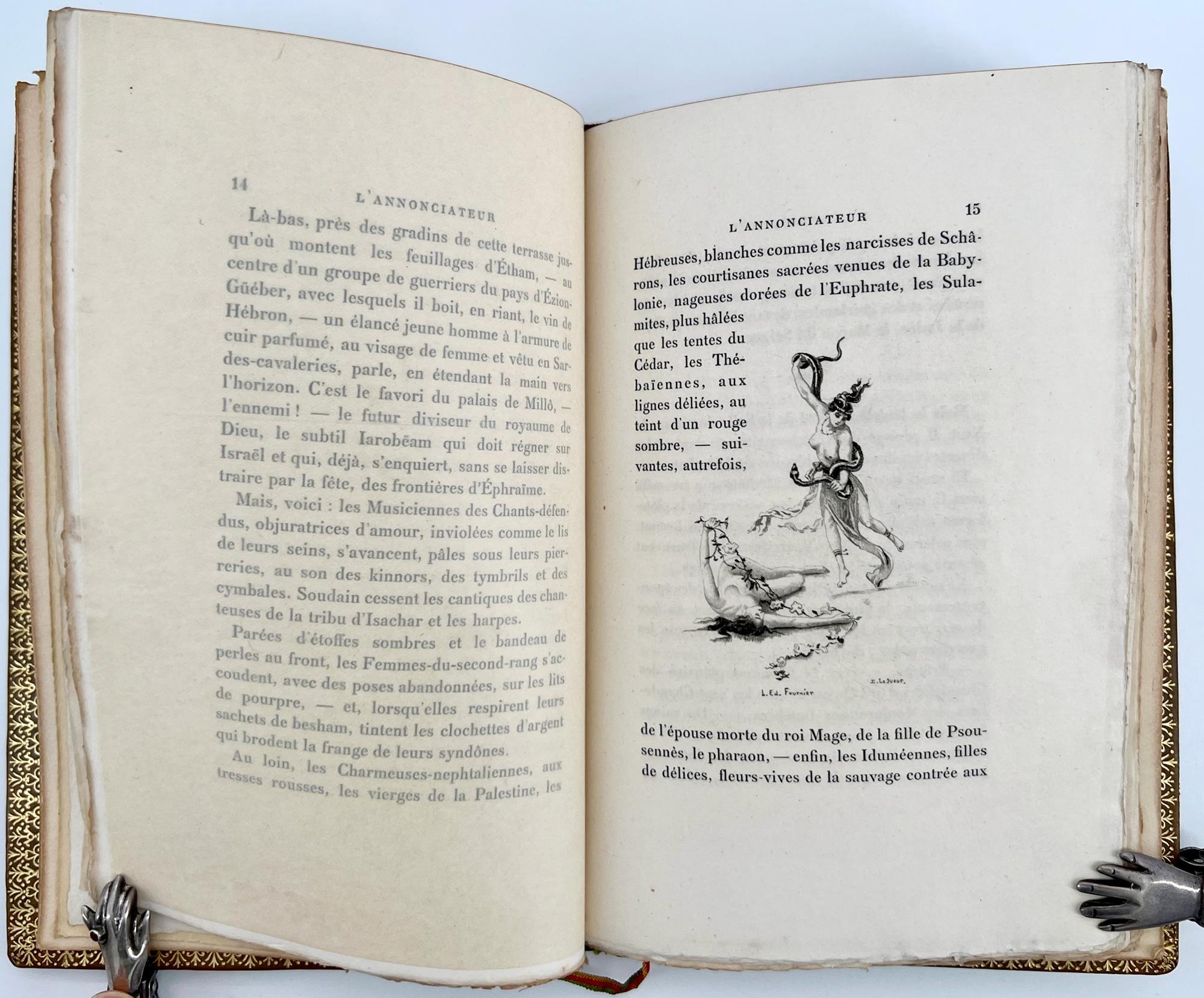 20th Century L'Annonciateur by Auguste Villiers de L'Isle-Adam – in special Art-Deco binding For Sale