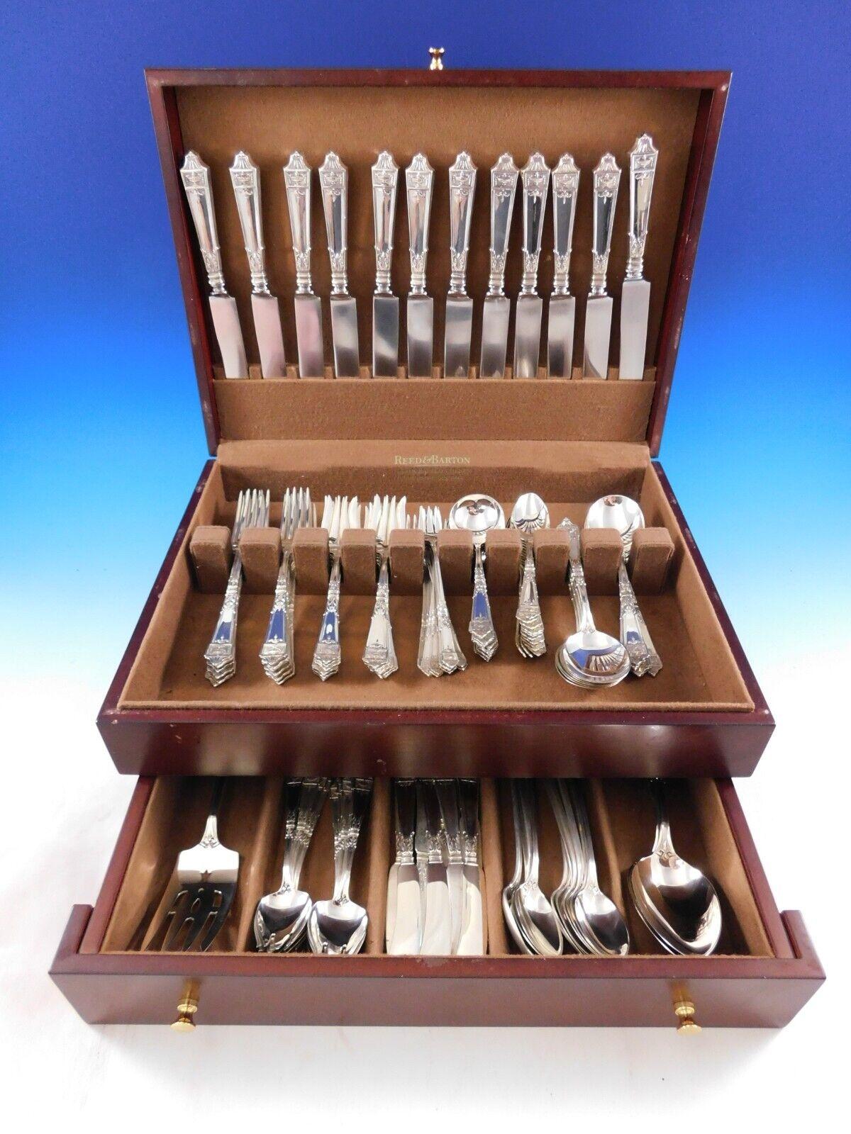 Lansdowne by Gorham Sterling Silver Flatware Set for 12 Service 123 Pieces For Sale 4