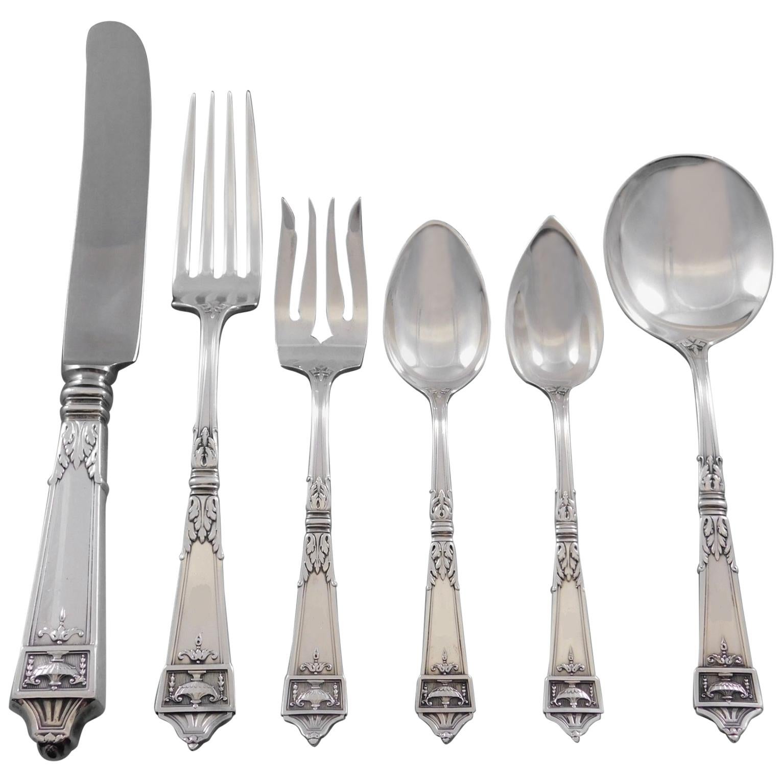 Lansdowne by Gorham Sterling Silver Flatware Set for 12 Service 72 Pieces Dinner For Sale