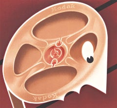 Kodavox original vintage poster for magnetic tape