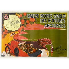Retro Original poster Monte-Carlo Classic Car Rally