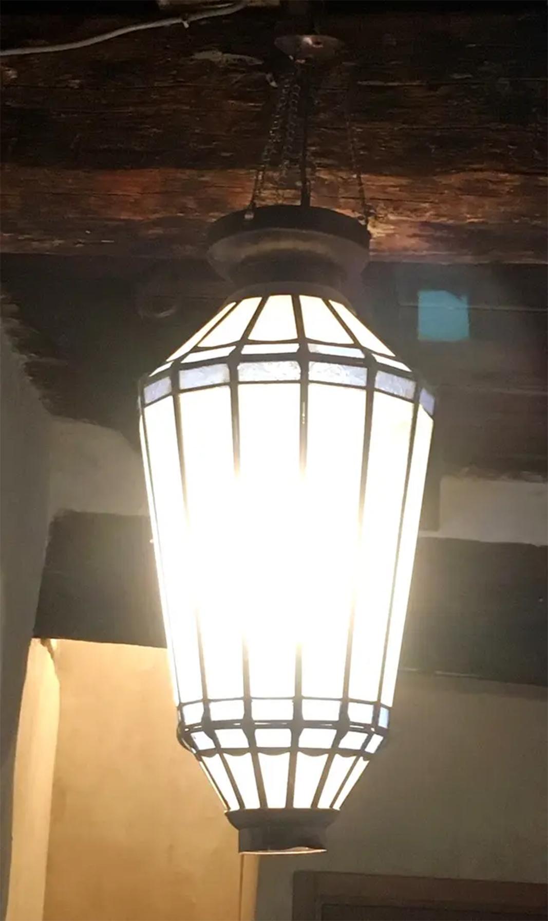 Other Lantern Andalusian, Bevelled and Leaded Glass, Black