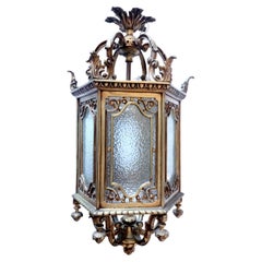  Lantern  Bronze From the Early 20th Century, France