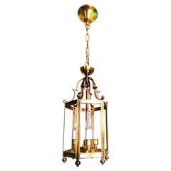 Lantern Bronze or Brass Glod Lighting from the Early 20th Century, France