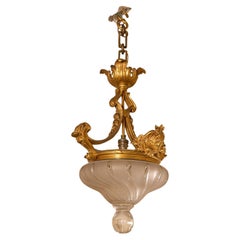 lantern crystal and bronze