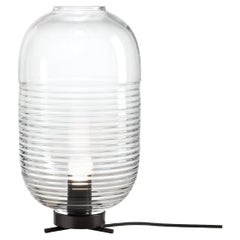 LANTERN Czech crystal table lamp, black fitting (**DISCONTINUED** EU version)