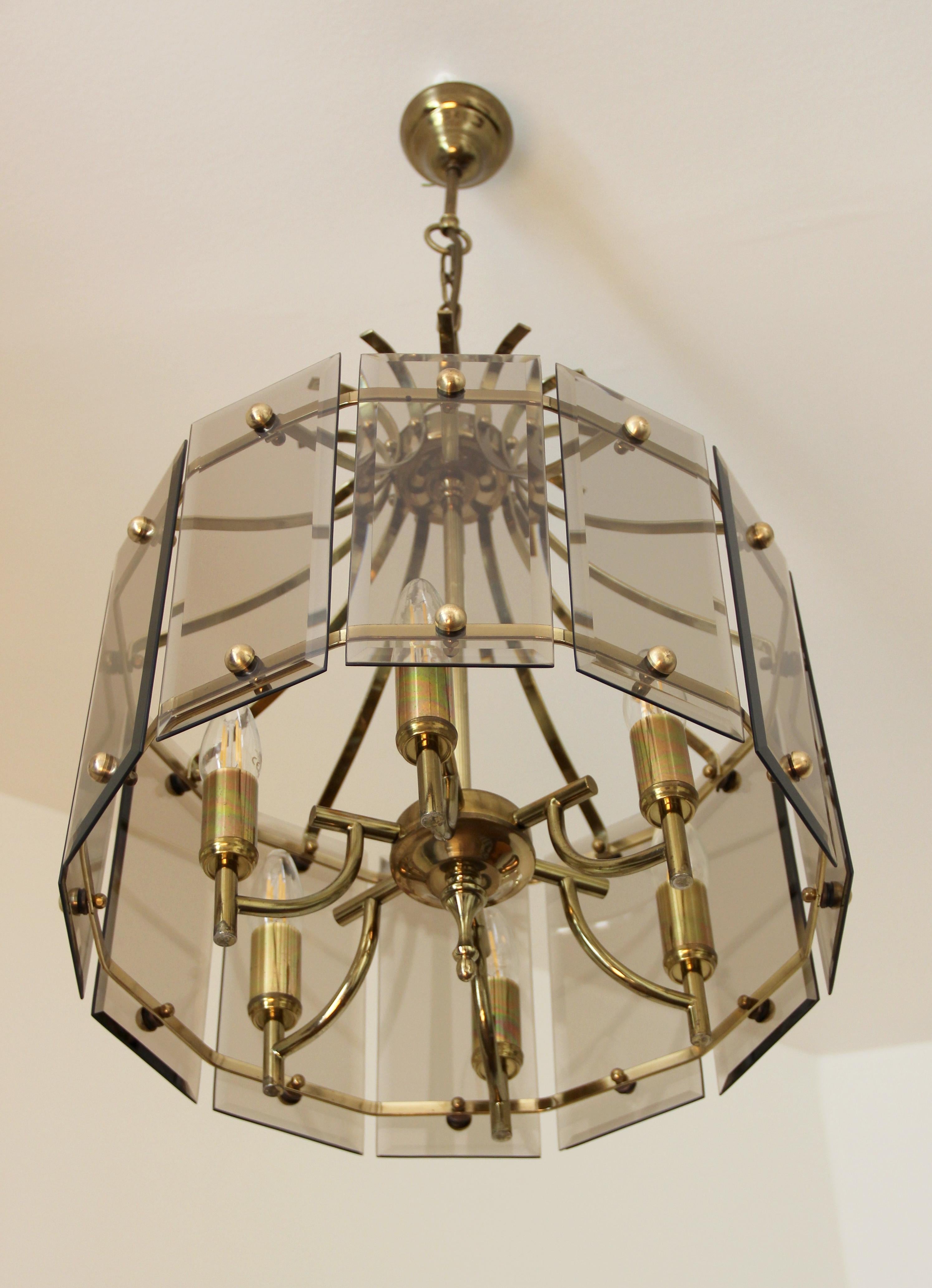 Lantern in the Mind of Gilbert Poillerat In Good Condition For Sale In Paris, FR