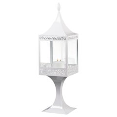 Lampe de lanterne Sultan avec base en acier, Italie