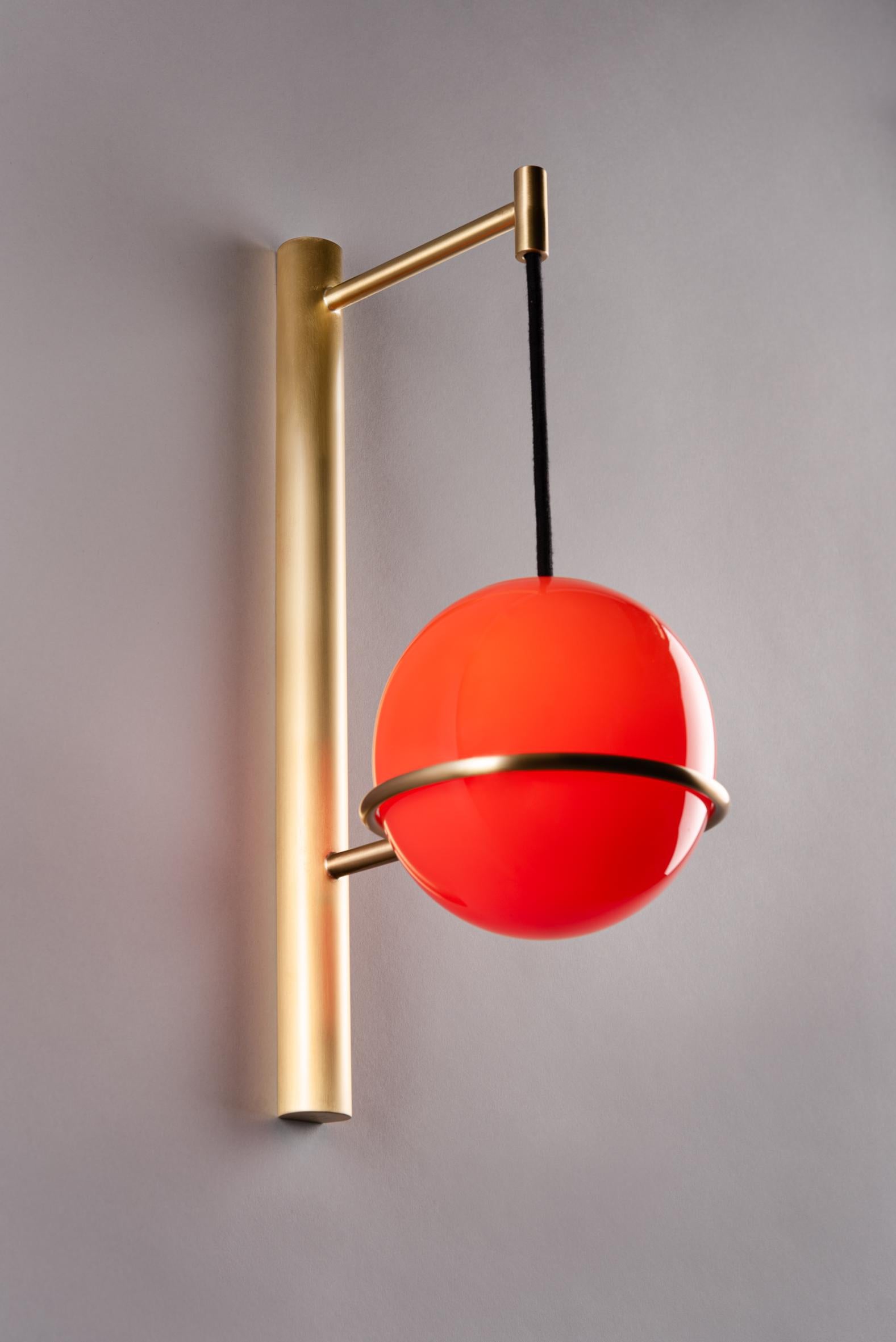 French Lantern Wall Light by Atelier Demichelis For Sale