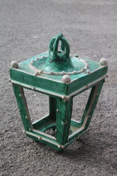 Lanterna in Ceramica di Vietri in ceramica Smaltata 1950s