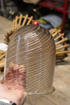 Venini Cappellin 1930 Art Deco Muranoglas Laterne