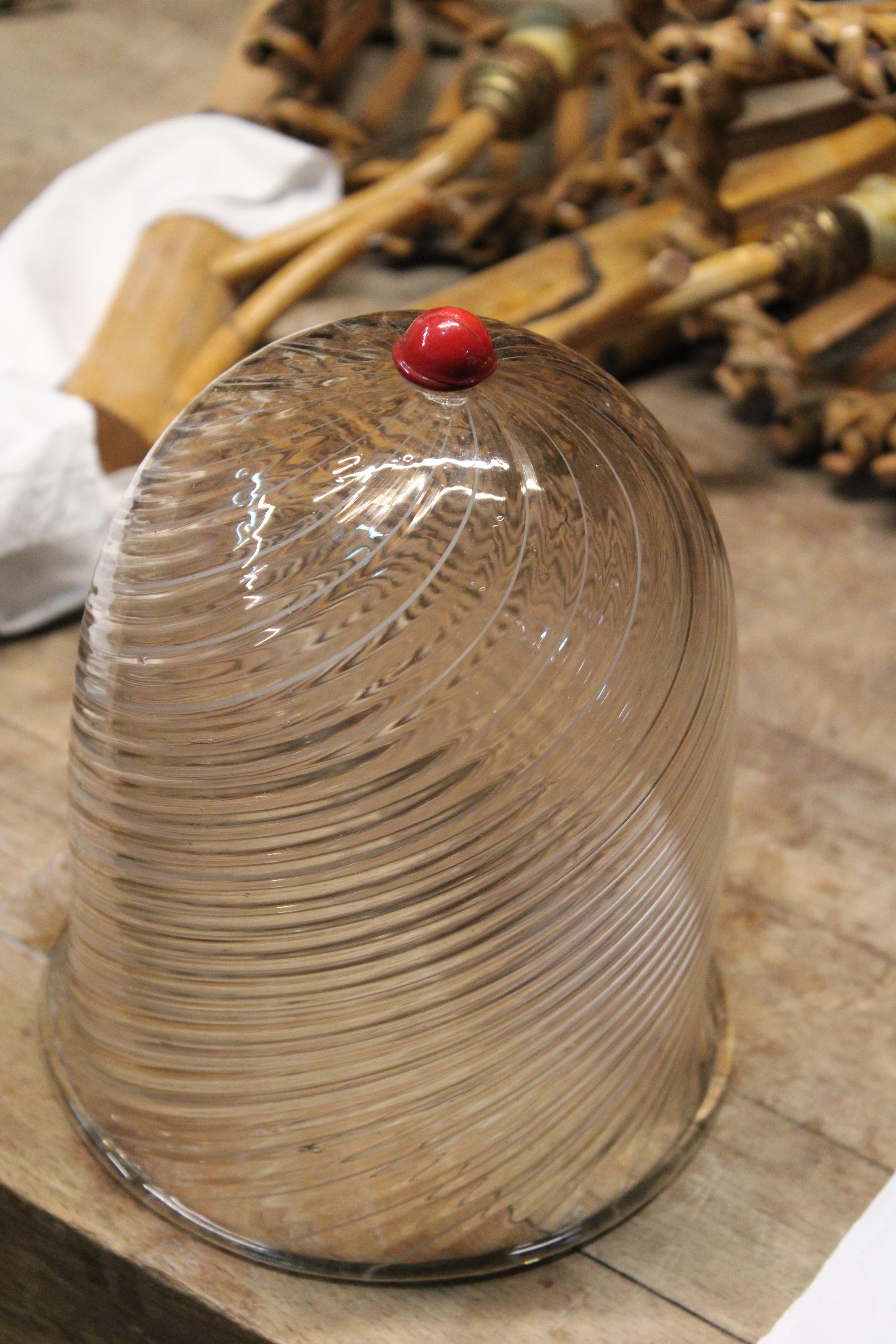 Venini Cappellin 1930 Art Deco Muranoglas Laterne im Zustand „Gut“ im Angebot in Palermo, Sicily