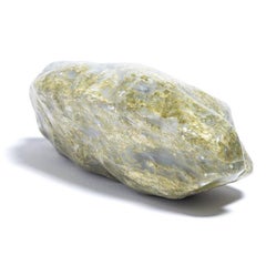 "Lantian Jade" Serpentine Meditation Stone