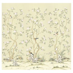 Lantilly Cream Chinoiserie Mural Wallpaper