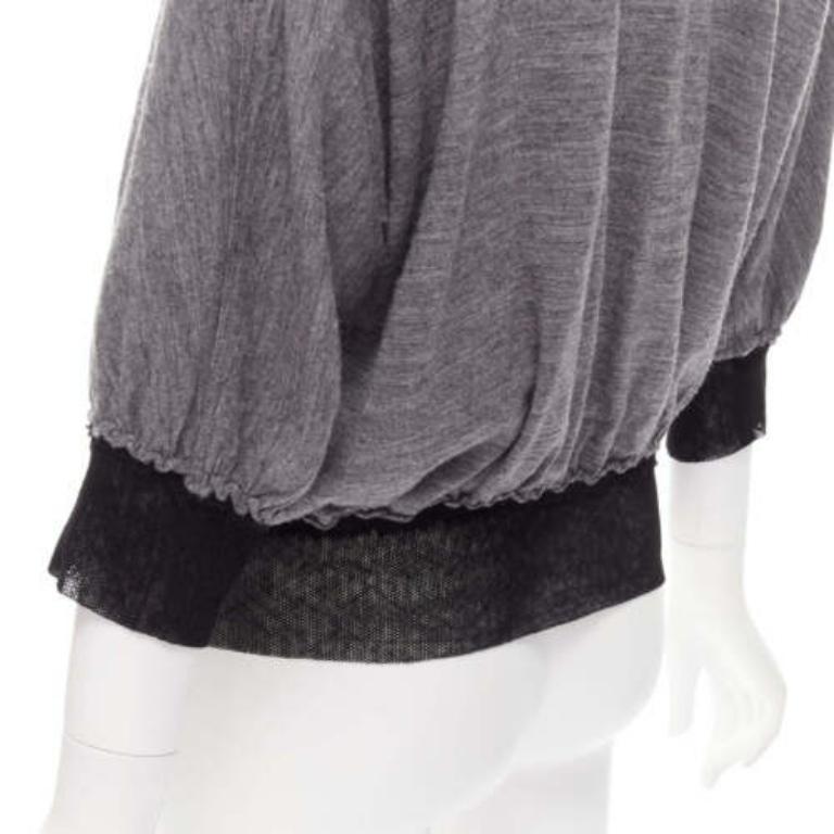 LANVIN 2005 - Pull battant gris clair à bordure en maille de laine et cachemire FR36 S
Référence : CELG/A00345
Marque : Lanvin
Designer : Alber Elbaz
Collectional : 2005
MATERIAL : Laine, cachemire
Couleur : Gris, Noir
Motif : Solide
Fermeture :