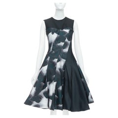 LANVIN 2013 Runway grey butterfly panelled cocktail dress FR36 S Jeon Jihyun