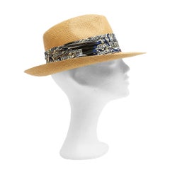 Lanvin 2014 Chapeau Paille T58 Sombrero de paja Alber Elbaz US7.25 UK7.125 Nuevo en caja