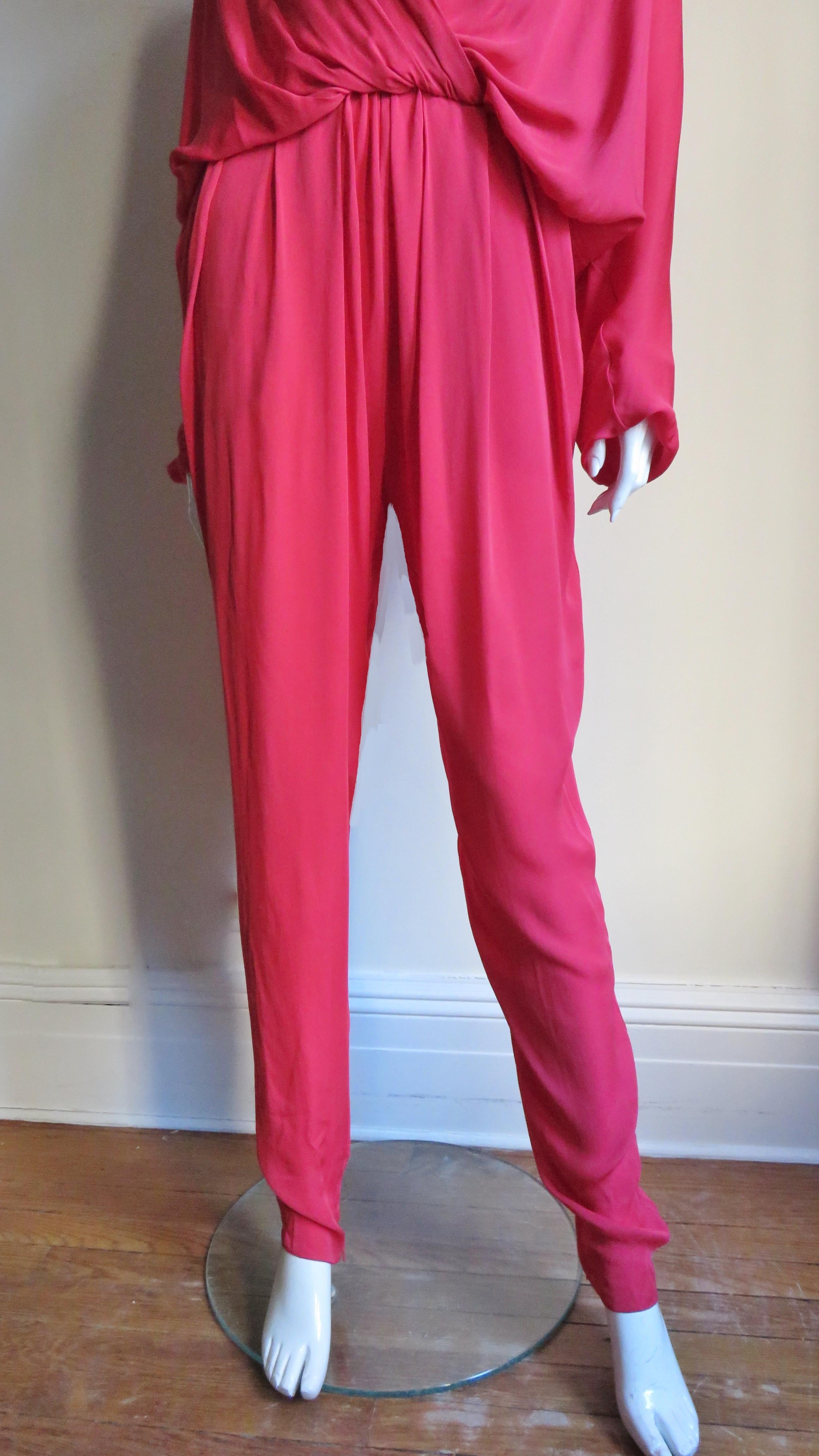 Women's Lanvin New S/S 2014 Silk Jumpsuit   For Sale