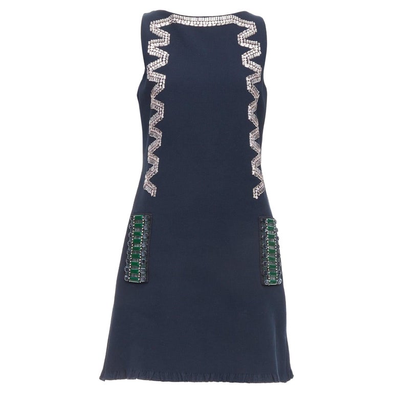 LANVIN 2015 navy cotton rhinestone embellished ribbon shift dress FR36 S For Sale at 1stDibs LANVIN 2015 navy cotton rhinestone embellished ribbon shift dress FR36 S For Sale at 1stDibs