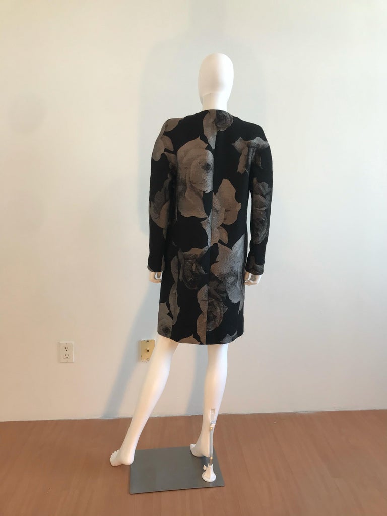 Lanvin Alber Elbaz 2011 Hiver Wool and Silk Floral Print Jacket  For Sale 3