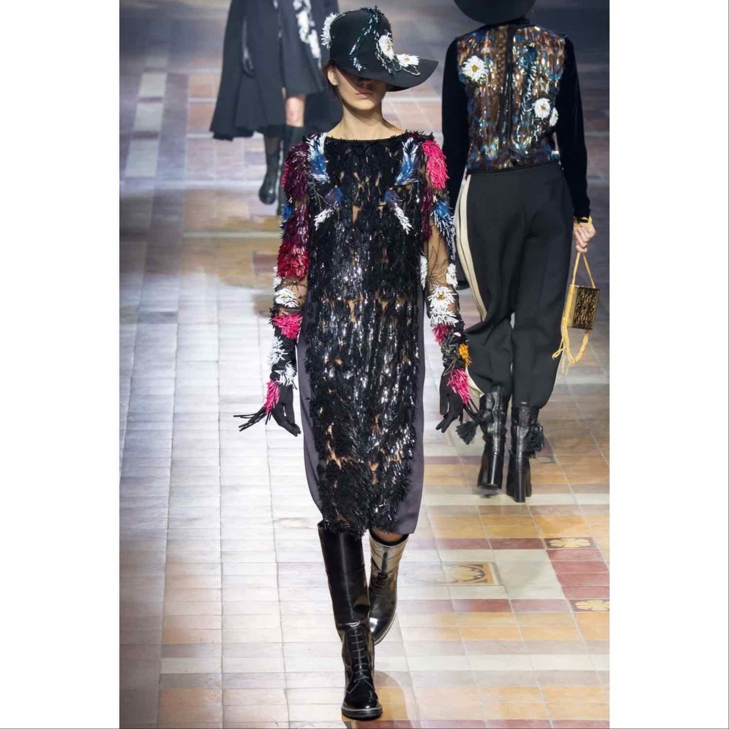 Lanvin Alber Elbaz Embellished Black Felt Hat, 2015 8