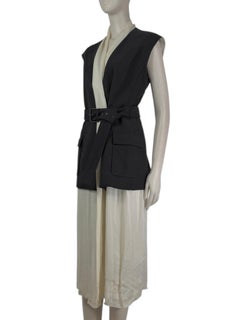 Lanvin Alber Elbaz Primavera 2014 Chaleco largo sin mangas