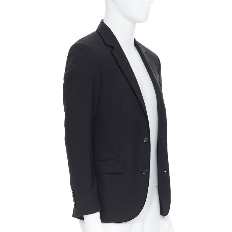Manteau Lanvin Par Alber Elbaz - Laine Jersey Plissé - Taille FR38 (UK10/US8) - Occasion Très Bon état