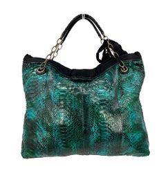 Lanvin Amalia Python Tote