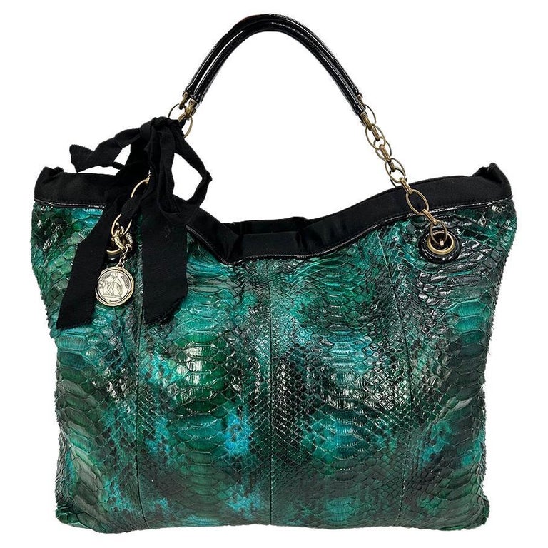 Lanvin Amalia Python Tote For Sale at 1stDibs