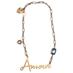 Lanvin Amour Pendant Necklace