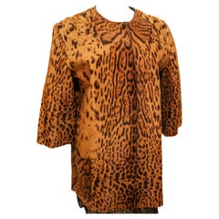 Giacca Lanvin con stampa animalier