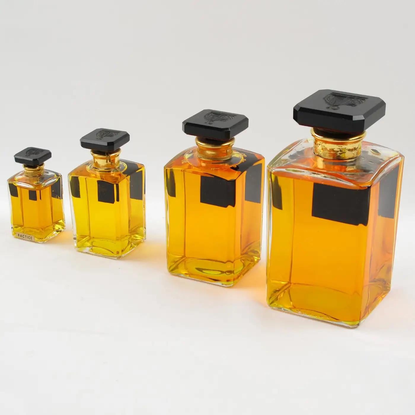 Lanvin Arpege Store Display Factice-Kristall-Parfümflasche, 4 Teile im Angebot 1