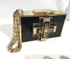 Lanvin Art Deco Design Clutch Minaudière