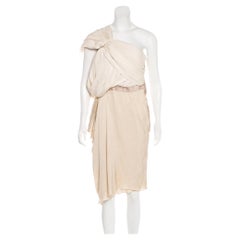 Lanvin asymmetrical one-shoulder dress, 2000s