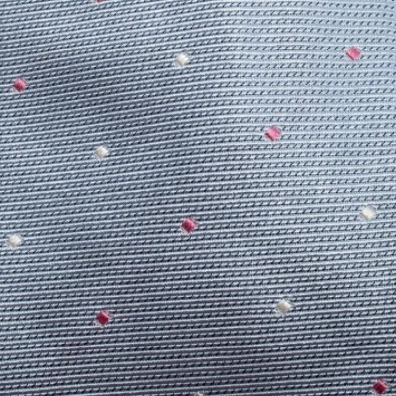 Uomo Cravatta tradizionale Lanvin Baby Blue con dettaglio ricamo in seta Jacquard in vendita