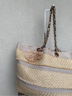 Lanvin bag in raffia