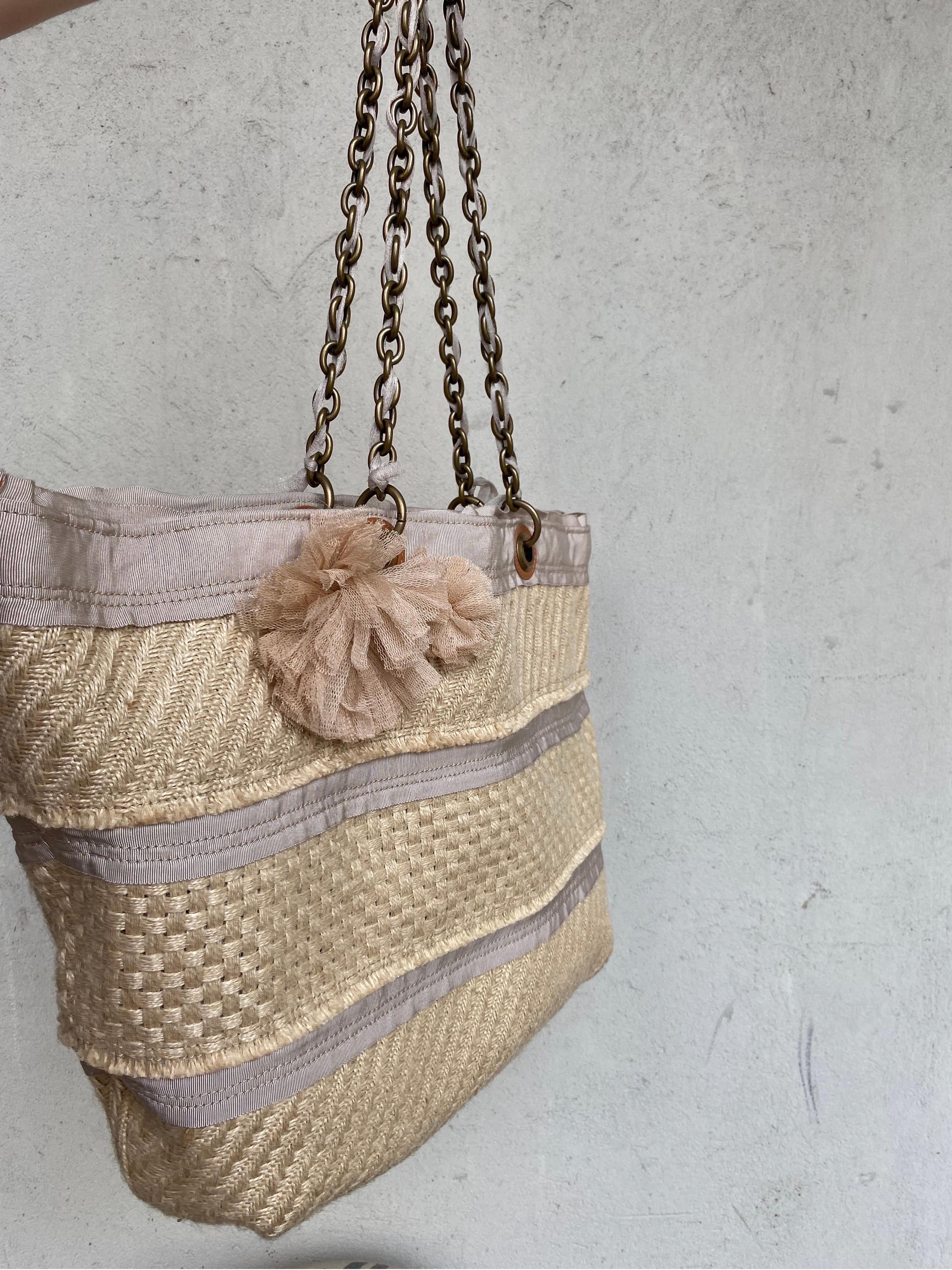  Sac Lanvin en raphia Unisexe 