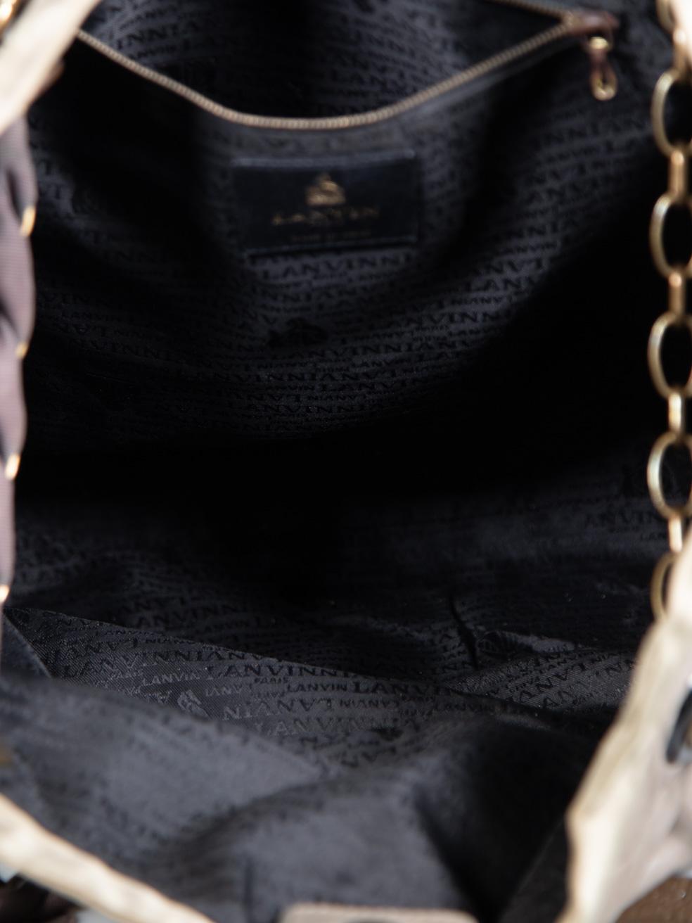 Lanvin Beige Leather Amalia Tote Bag 2