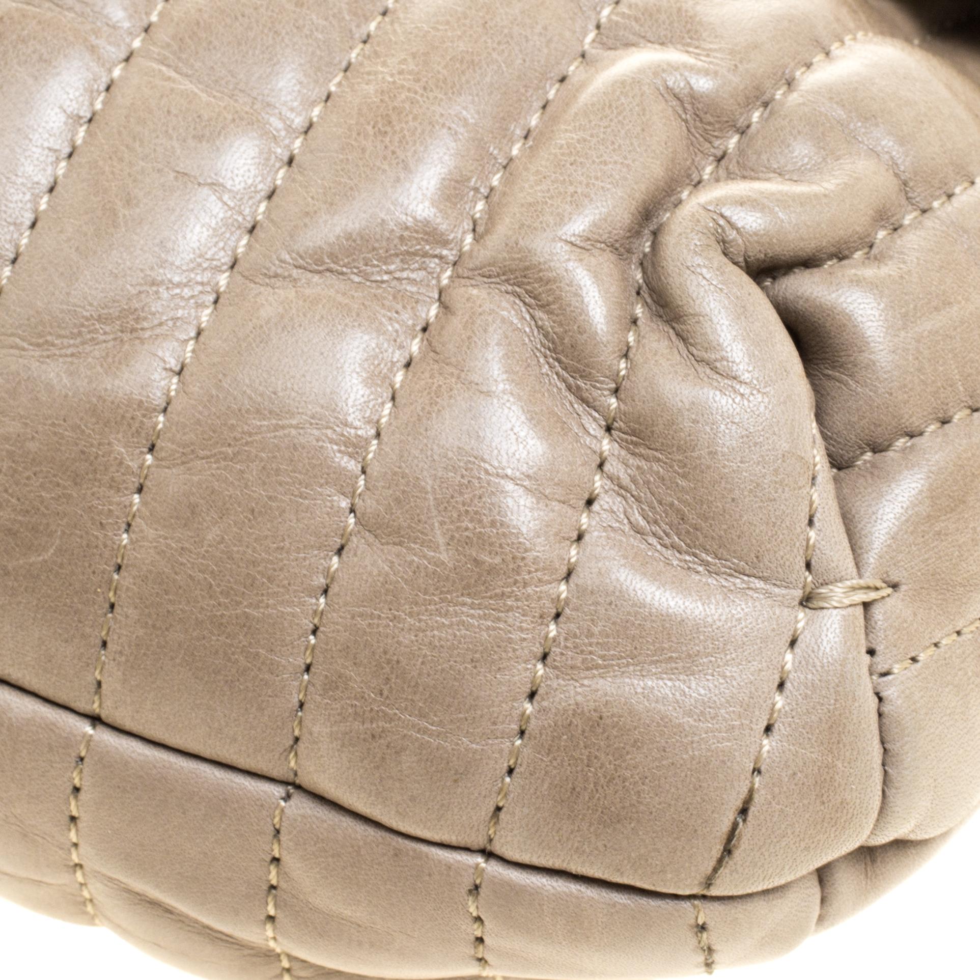 Lanvin Beige Leather Happy Shoulder Bag 6