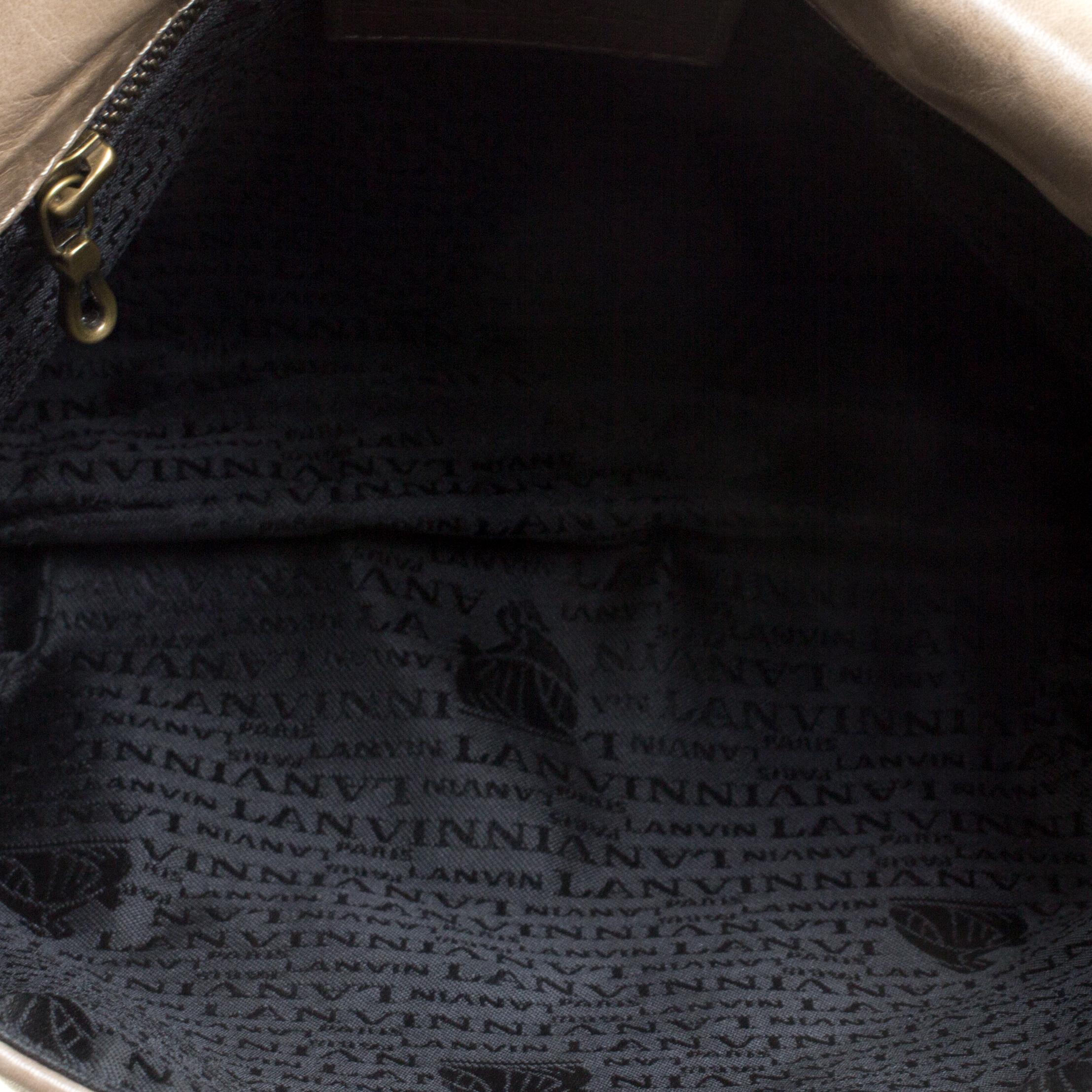 Lanvin Beige Leather Happy Shoulder Bag 3