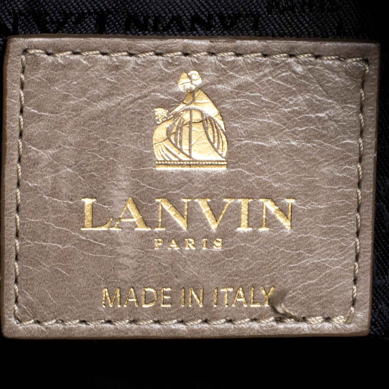 Lanvin Beige Leather Happy Shoulder Bag 4