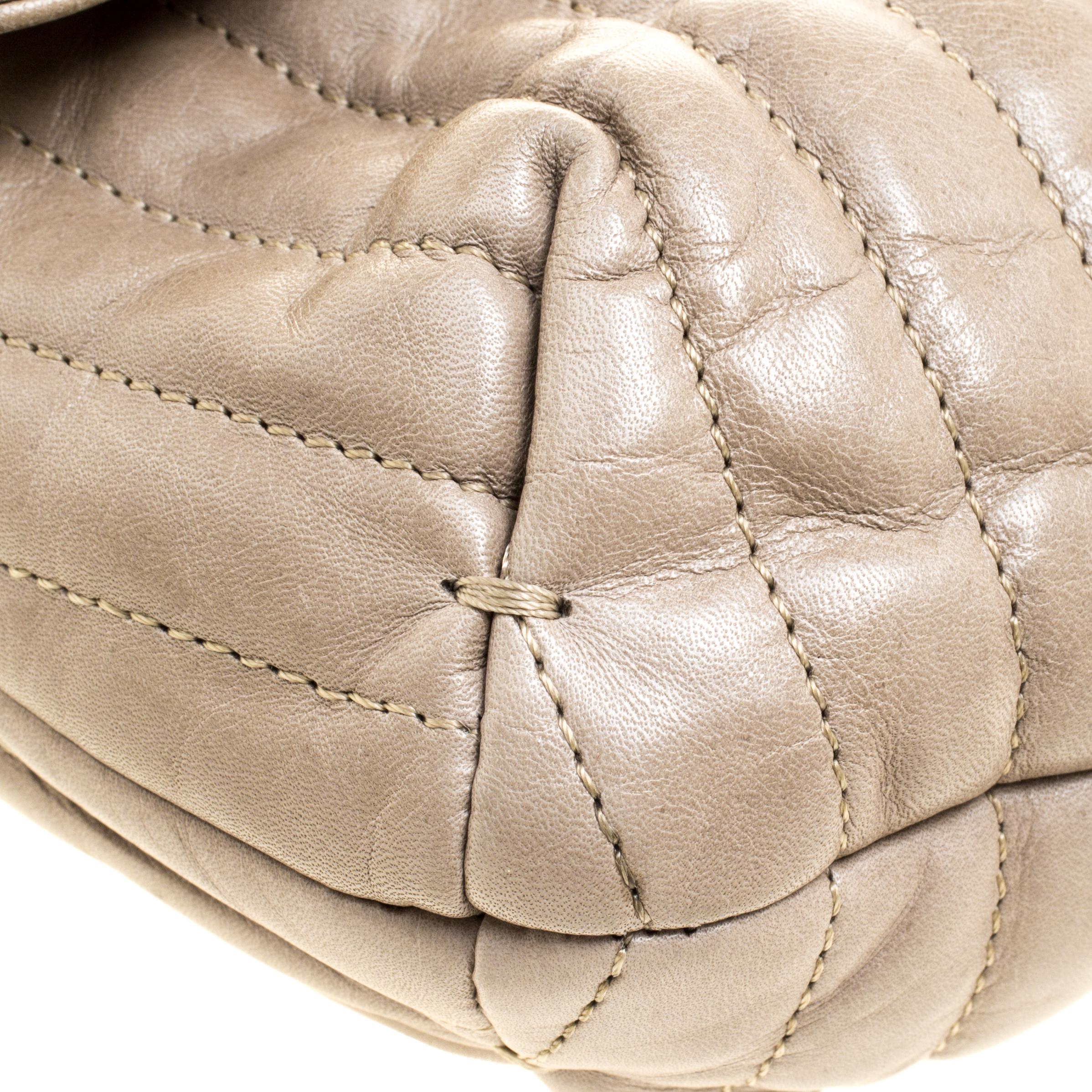 Lanvin Beige Leather Happy Shoulder Bag 5